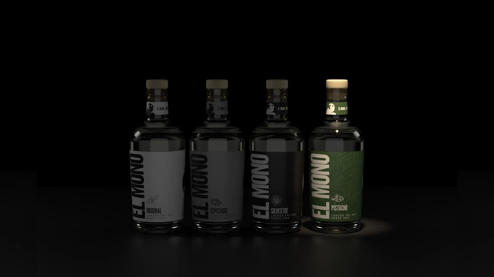 El Mono — Original, Especiado, Silvestre y Pistacho